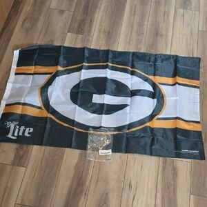 NFL Green Bay Packers Fan Flag with Logo